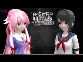 『yandere simulator』epic porn battles of yandere yuno vs ayano [mmd]