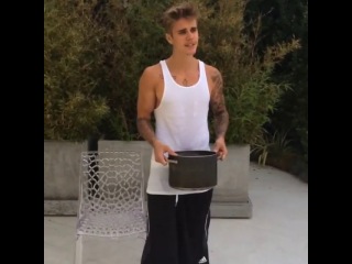 Justinbieber i accept, now i nominate @theellenshow my main man president barack obama and @chrisdelia #alsicebucketchallenge