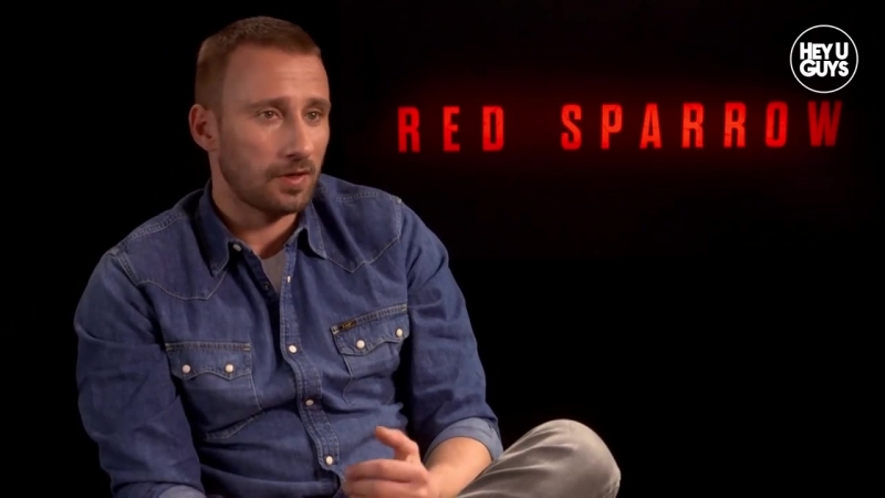 Matthias schoenaerts talks red sparrow working with jennifer lawrence