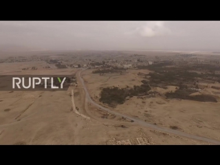 Syria first views of liberated palmyra in ruptly exclusive drone footage