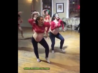 Dance all stars dos hermanas embarazadas dejan la boca