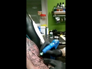 #tattoo #sleevetattoo #ganeshatattoo #shouldertattoo #hardline #flashback #instavideo #instalicious #instaukraine #inked #tattoo