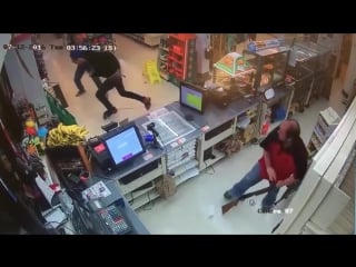 Armed robbery gone wrong (d/v)