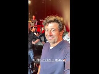 Patrick bruel unis pour le liban a l'olympia (coulisses)