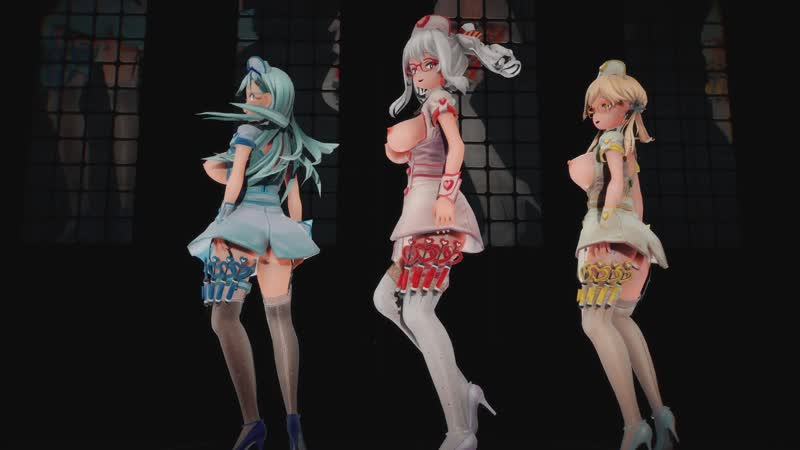 Mmd r 18 [erotic] kashima & prinz eugen & suzuya hand clap author 000