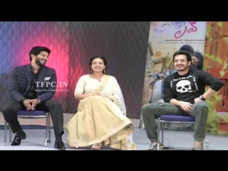 Akhil chitchat with dulquer salmaan nithya menen 100 days of love funny interview tfpc