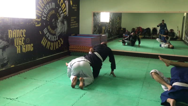 Утренняя тренироа отработка приёмов