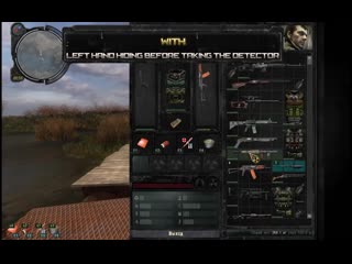 Gunslinger mod left hand hide animation (before taking detector)