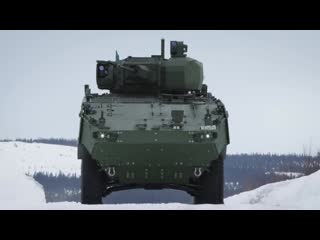 Piranha 5 and elbit ut 30 mk2 turret for romania test firings in norway