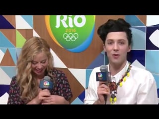Johnny weir and tara lipinski fb live chat aug 18, 2016