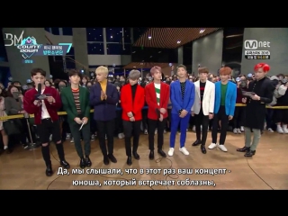 [rus sub] bts mini fanmeeting @ m!countdown