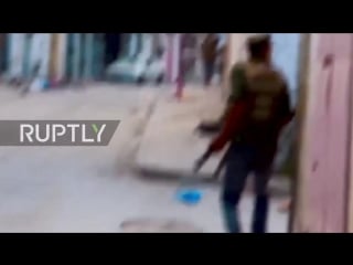 Ливия 27 06 2018 уличные бои в городе дерна