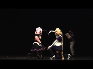 Fate grand order maid mashu kyrielight jeanne darc cosplay at toguchi 2019