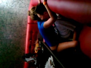 Подсмотренный секс в ночном клубе