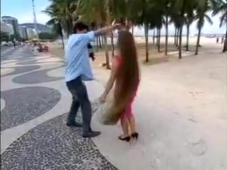 Domingo espetacular raquel o maior cabelo do brasil parte 3de3