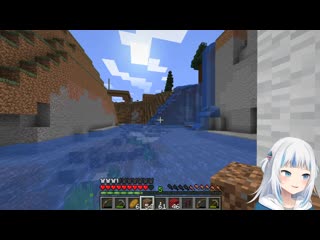 [gawr gura ch hololive en] [minecraft] comfy interior decorating