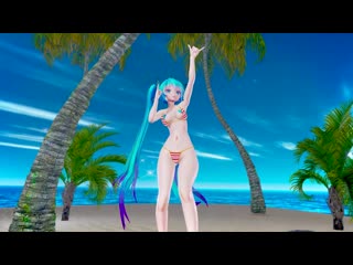Mmd r 18 [normal] miku deep blue town author f dry