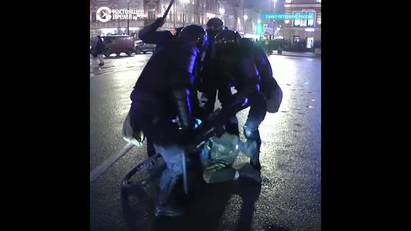 Протесты в россии жесткие задержания и столкновения