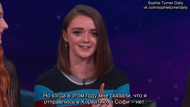 Каст «игры престолов» на шоу конана о’брайена в рамках фестиваля «comic con» в сан диего / / часть 1 (русские субтитры)