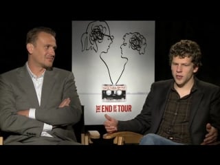 Anna klassen interviews jason segel & jesse eisenberg about 'the end of the tour'