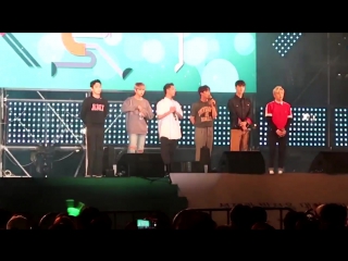 [fancam] [12 09 17] 2017 daejeon love blue music concert b a p talk