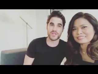 Did a selfie video with #darrencriss where he sends a message to kababayans and shares the most (half) filipino thing about him