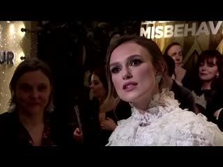 Keira knightley on beauty pageants and misbehaviour