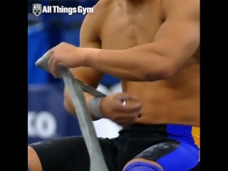 Full session lu xiaojun & tian tao! full video on 👉 with 275kg squat, snatches, pulls, accessory exercises and