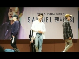 [fancam] 180429 samuel one @fansign daechi 2 cultural center