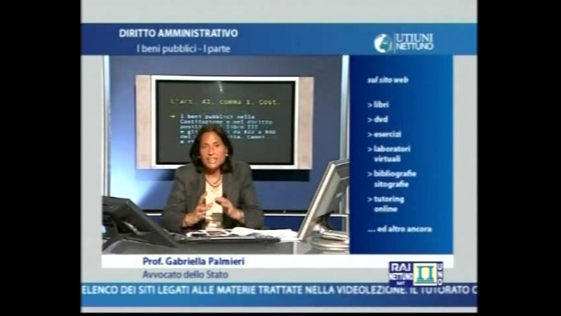 Uninettuno diritto amministrativo lez 33 i beni pubblici i parte