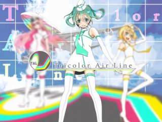 Hatsune miku tricolor air line (tropical resort mix)