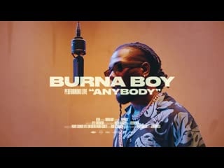 Burna boy "anybody" live session | vevo ctrl