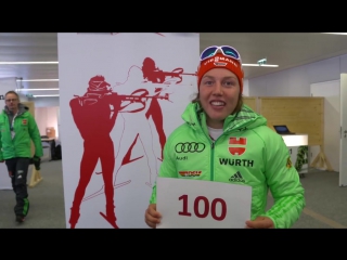 Laura dahlmeier 100 day to go