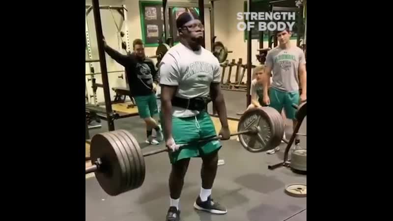 Незапланированный harlem shake во время становой тяги