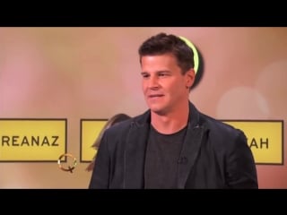 David boreanaz plays 'operation' with queen latifah