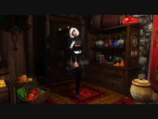 Skyrim sexy dance (2b, nier automata) garnidelia gokuraku jodo