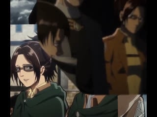 Ymir x historia reiss x levi ackerman x hange zoe edit; yumihisu x levihan