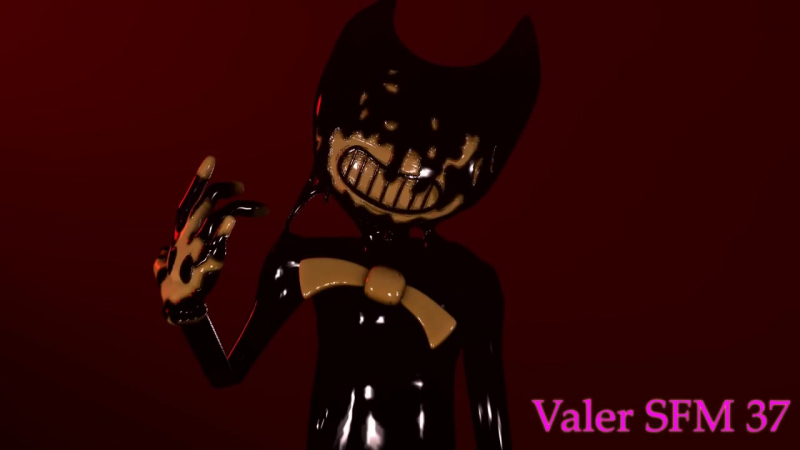 [sfm batim] bendy my name is skrillex meme (seizure warning!) youtube [720p]