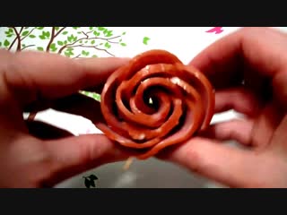 7 life hacks how to cut the sausage art in vegetables garnish cucumber tomato carving