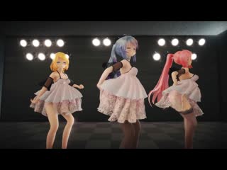 Mmd r 18 [normal] miku & rin & luka heart porn author 000