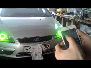 Ford focus2 rgb angel eyes