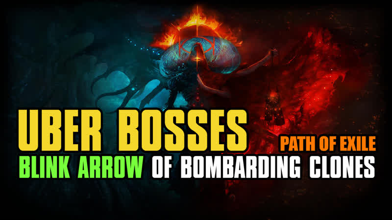 Poe 3 23 | uber maven exarch eater | blink arrow of bombarding clones showcase | path of exile