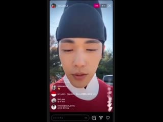 201112 king cheoljong ig live (@iron bell 2)