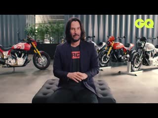 Киану ривз показывает свою коллекцию мотоциклов
