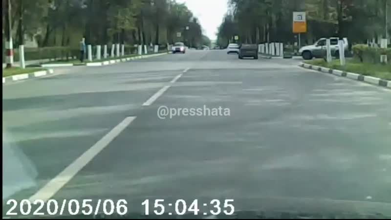 Скорая попала в аварию