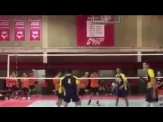 Monster 3rd meter spike amateur volleyball