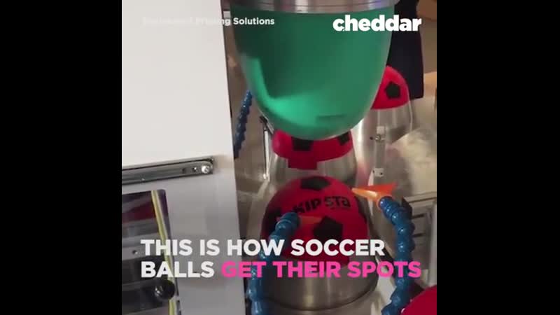 Подтвержденный this is how soccer balls get their spots ⚽
