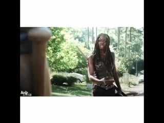 The walking молодые vines michonne || boss ass bxtch