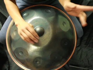 Imago handpan hexatonic pelog (f)bbcefacef