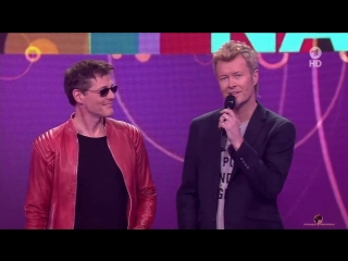 Morten harket and magne furuholmen assigns helene fischers fourth award for the evening